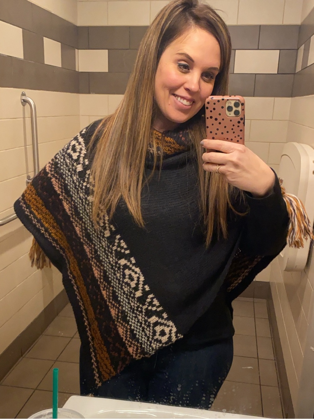 BACK FROM BALI Boho Poncho with Tassels